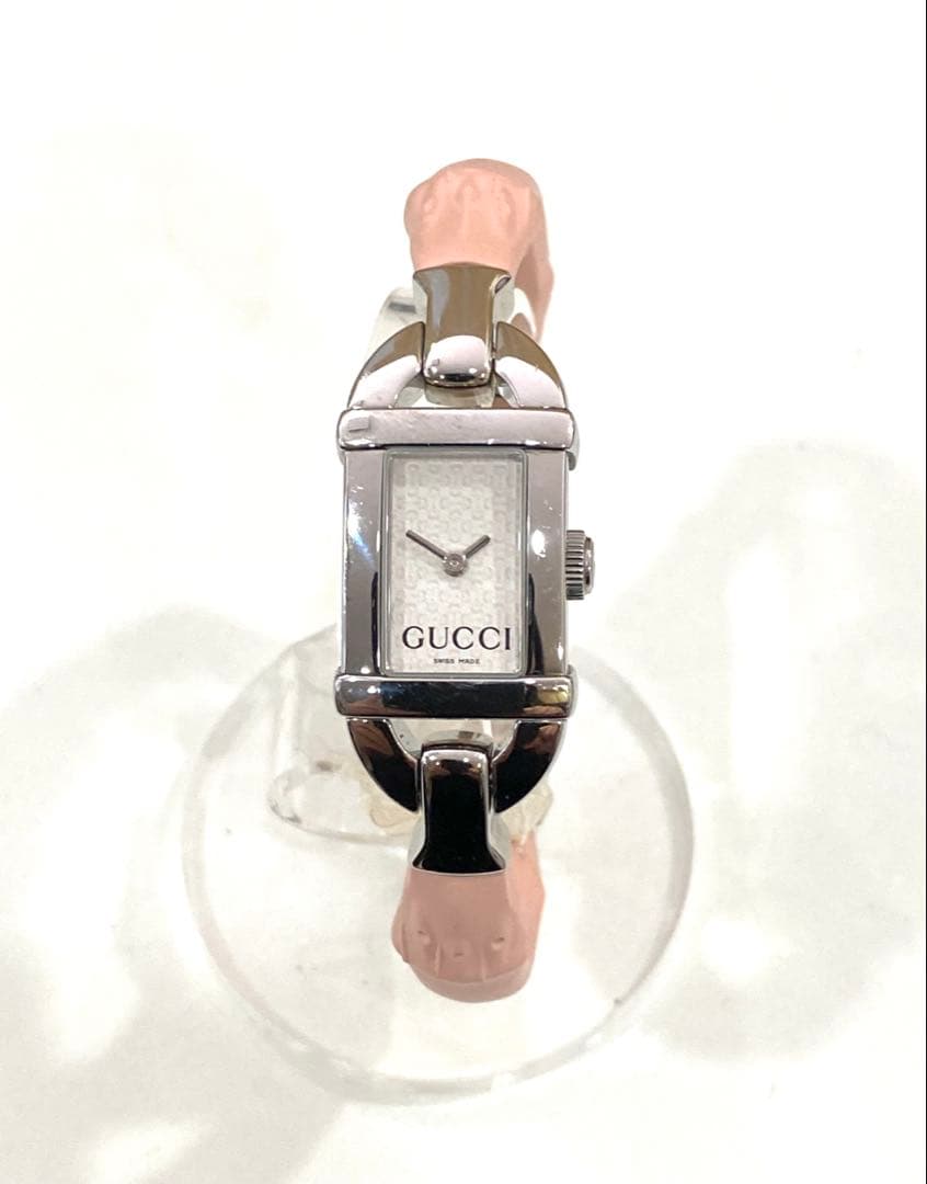 GUCCI グッチ バンブー バングルウォッチ 6800L レディース 腕時計