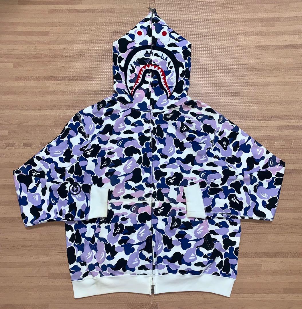 ★激レア★ APE 静岡 店舗 限定 シャークパーカー M パーカー kaws