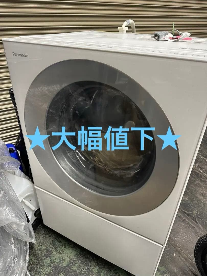 送料込　Panasonic NA-VG710R ドラム式洗濯機 キューブル