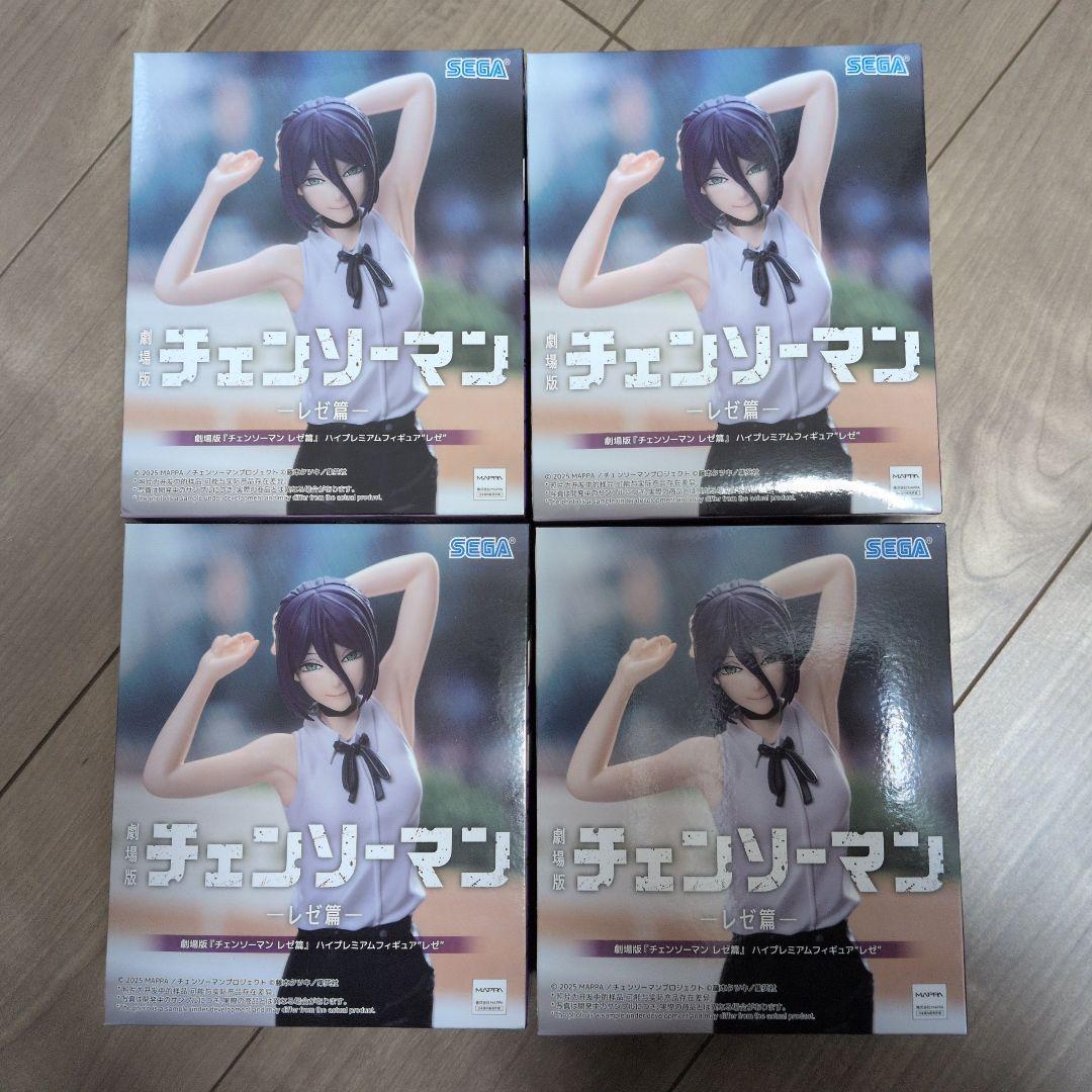 劇場版チェンソーマンレゼ篇　ハイプレミアムフィギュア　レゼ　4個セット