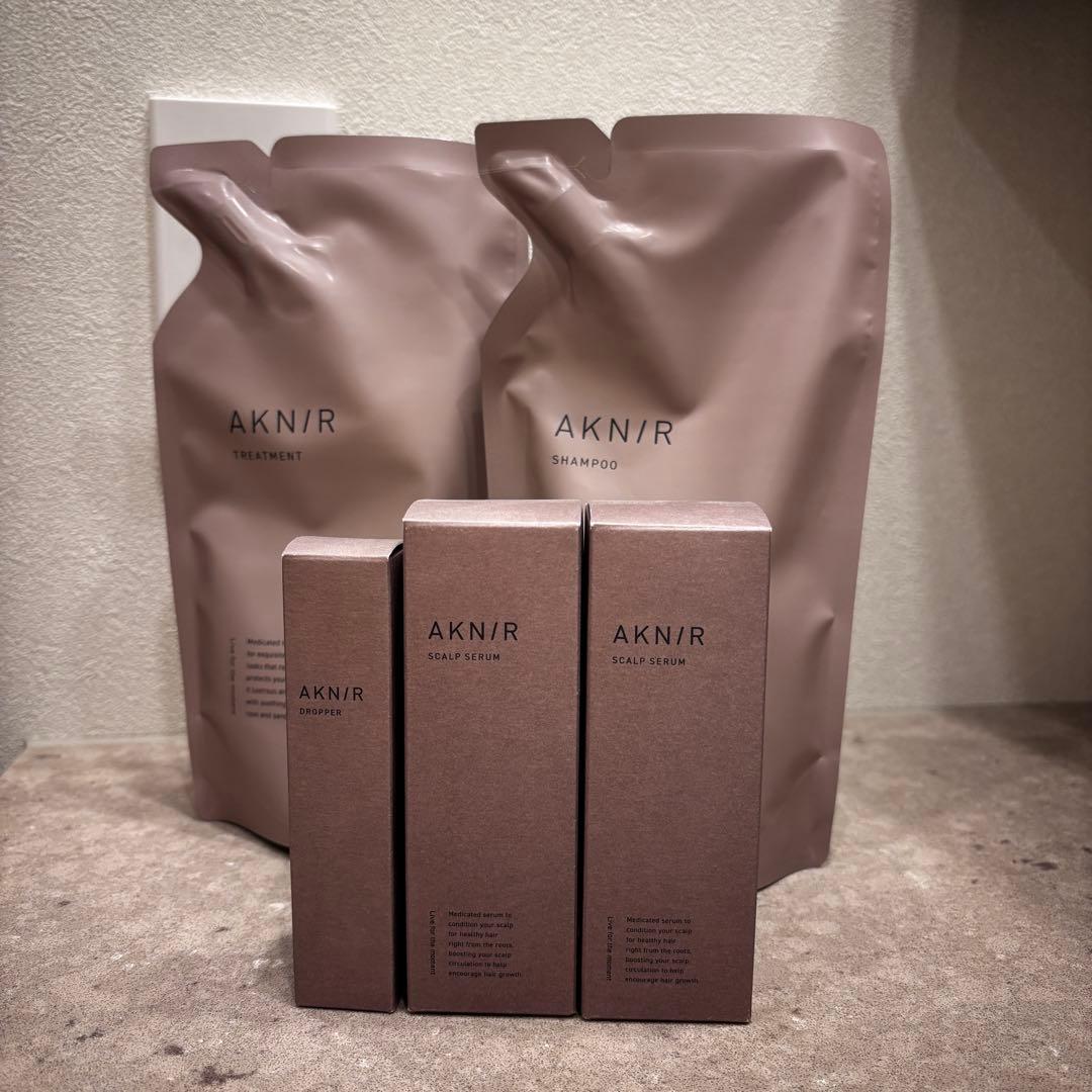 AKNIR シャンプー トリートメントヘアオイル セット