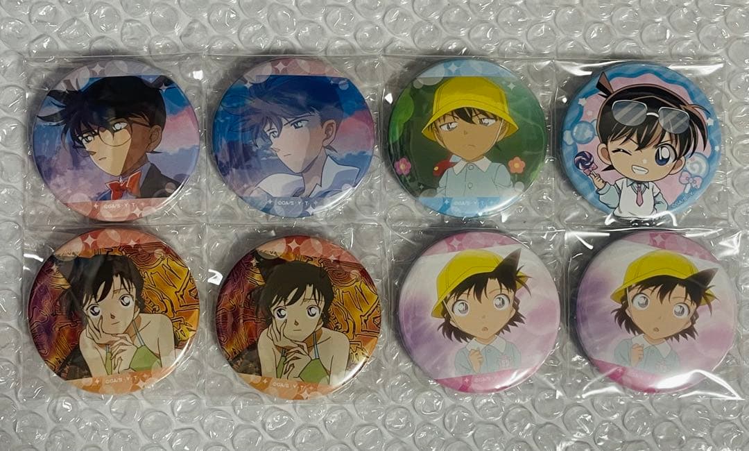 名探偵コナン 工藤新一 毛利蘭 EDコレクション ロリポップ 缶バッジ