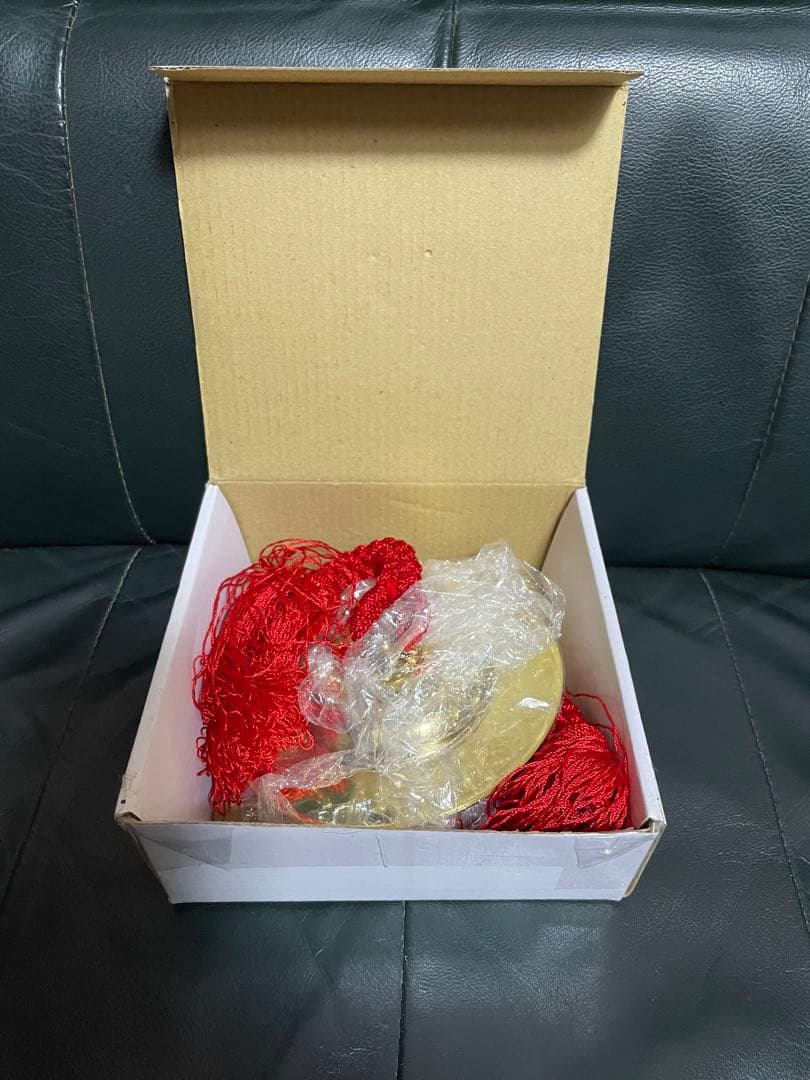 【新品未使用】手振鉦（てぶりがね）　4寸 直径 12.5cm ねぶた囃子