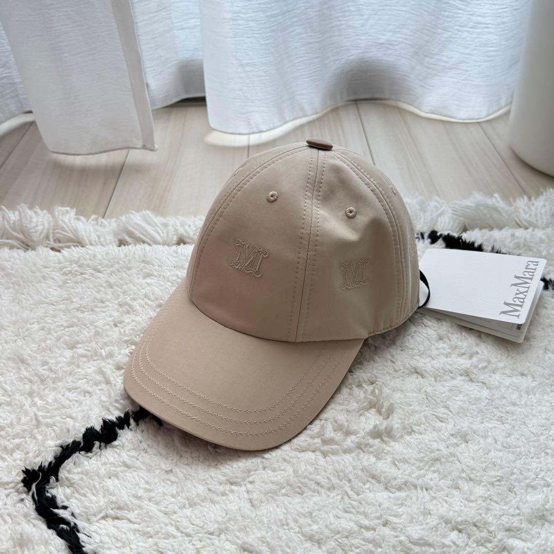 【新品】MaxMara マックスマーラ ロゴキャップ