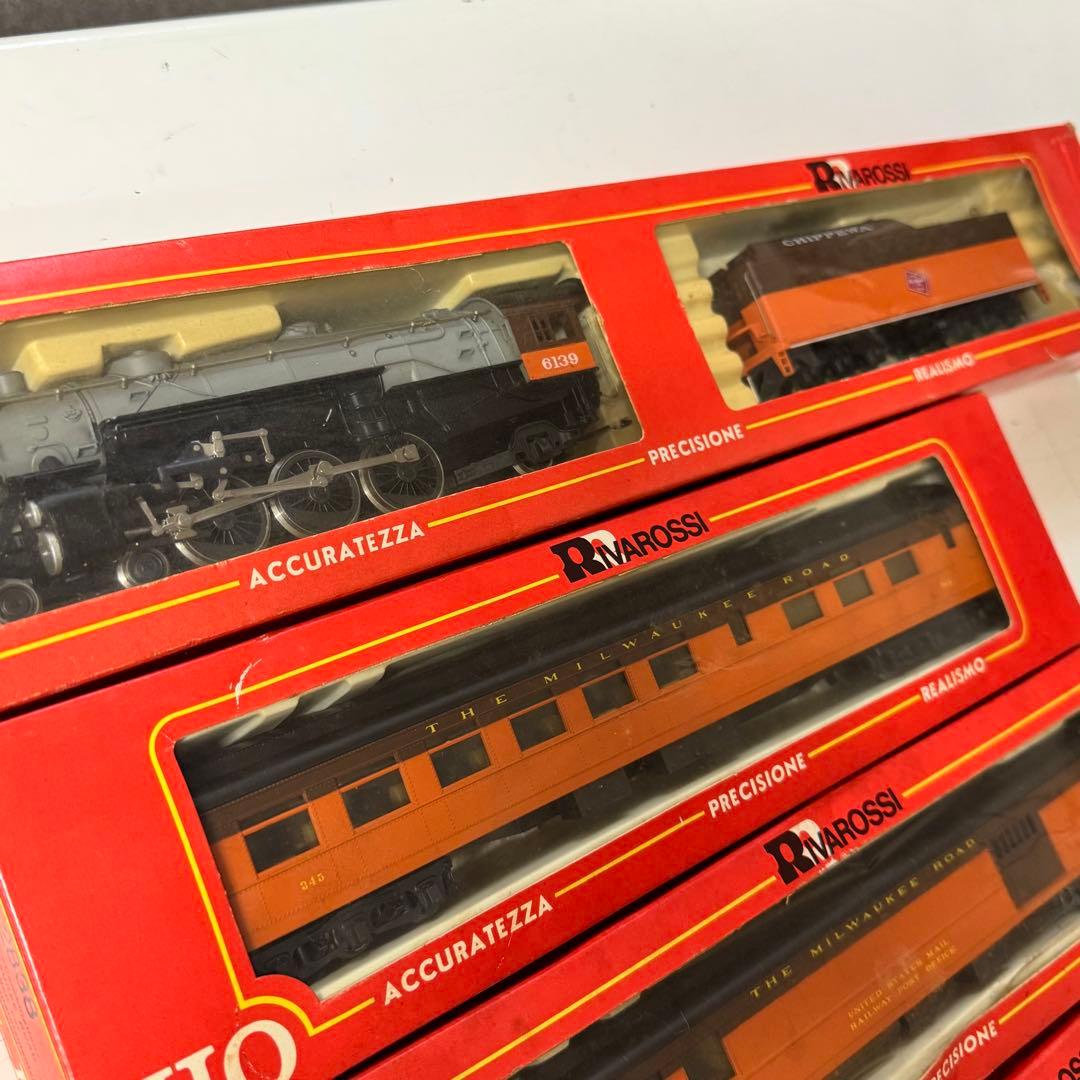 リバロッシ HOゲージ ミルウォーキー鉄道 SL客車セット rivarossi