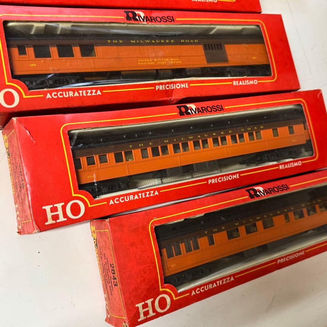 リバロッシ HOゲージ ミルウォーキー鉄道 SL客車セット rivarossi