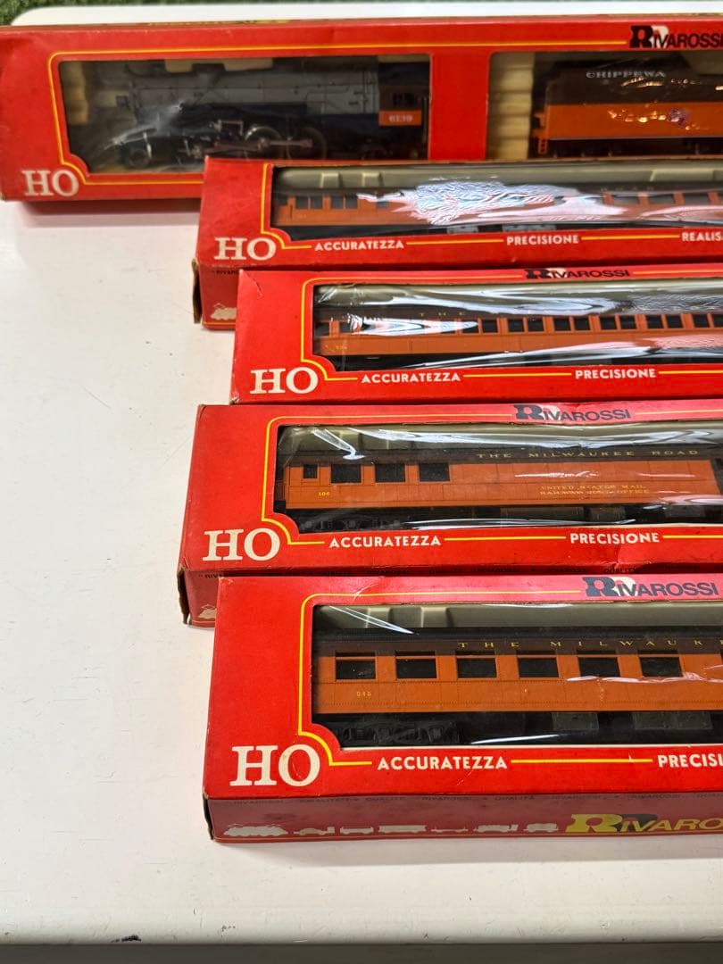 リバロッシ HOゲージ ミルウォーキー鉄道 SL客車セット rivarossi