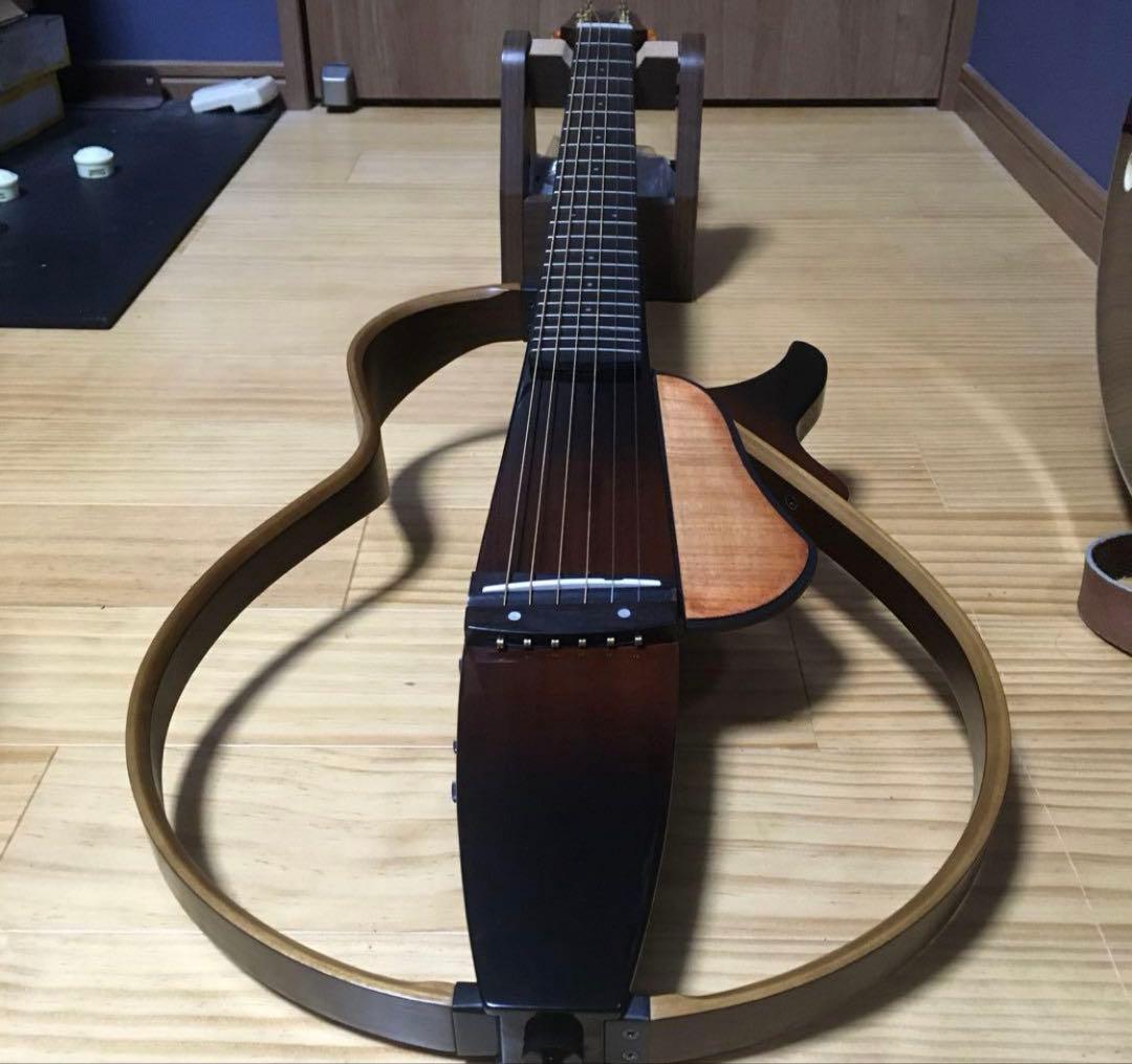 【もい】YAMAHA サイレントギター SLG200S 【美品.調整済み】