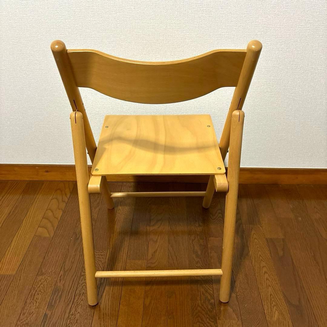 良品】無印良品 折りたたみ椅子 ブナ材 - メルカリ