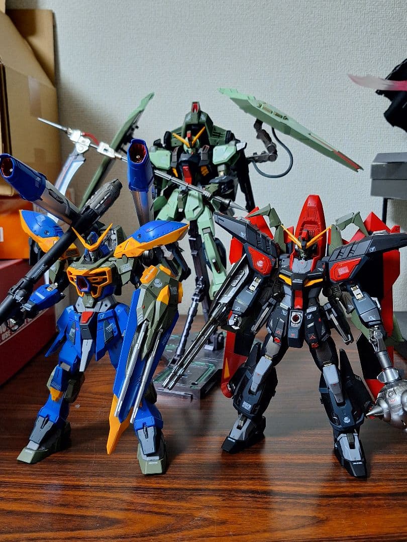 フルメカニクス　フォビドゥン　レイダー　カラミティ　ガンダム　塗装完成品