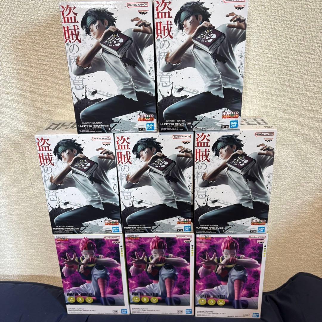 HUNTER×HUNTER フィギュア クロロ　ヒソカ　8個セット