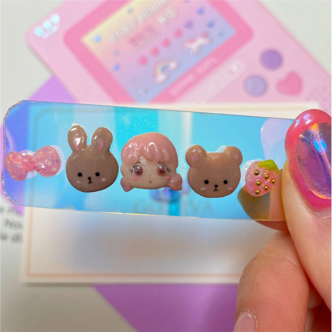 3dネイルパーツ オーダー ネイル ミニチュア デコパーツ 女の子