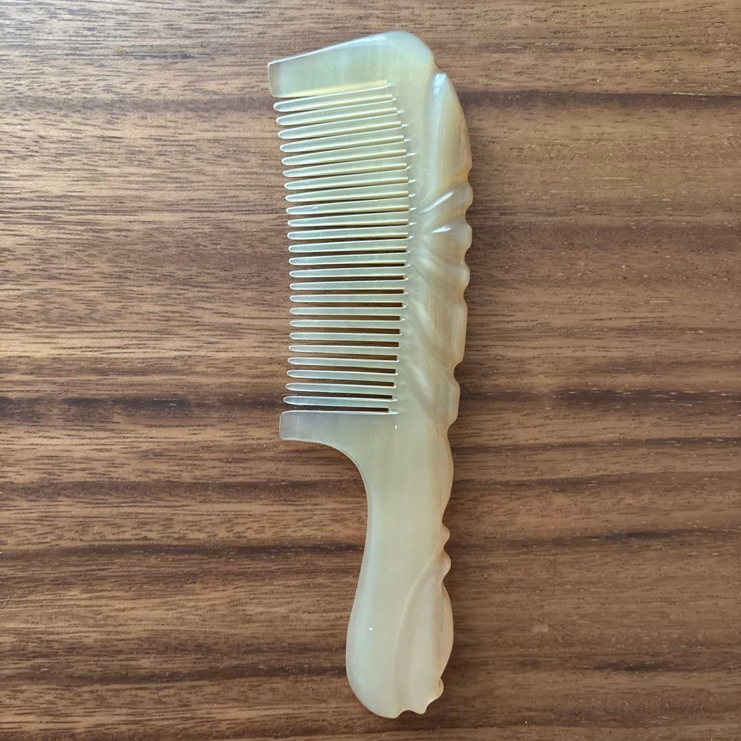 シープホーンコーム　ハンドメイドコーム
