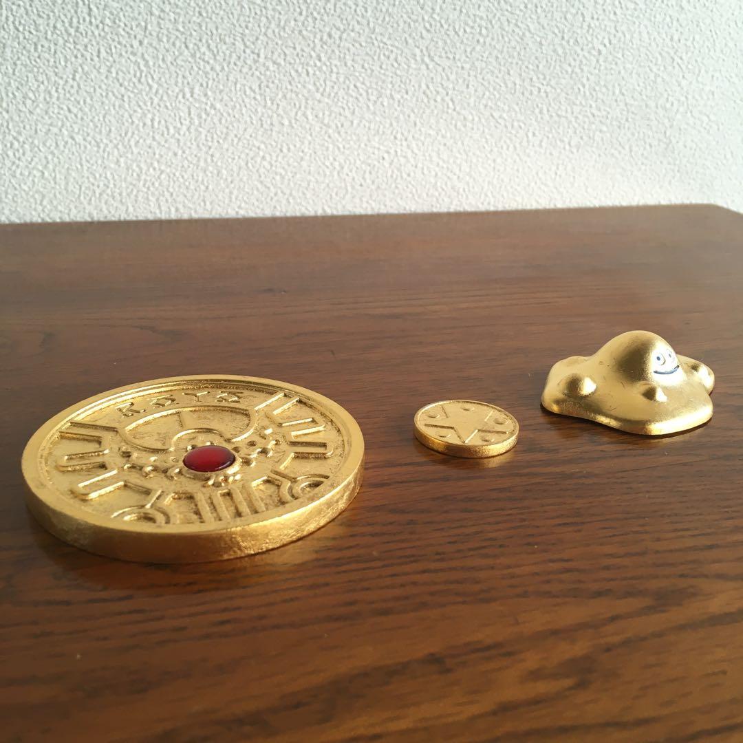 特製 24金 純金箔貼り仕上げ 1/1スケール ロトのしるし&ちいさなメダル