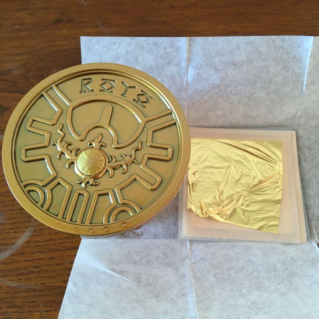 特製 24金 純金箔貼り仕上げ 1/1スケール ロトのしるし&ちいさなメダル