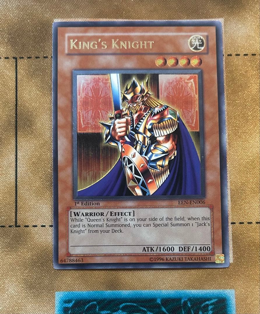 遊戯王 英語版 キングスナイト 1st レリーフ - メルカリ