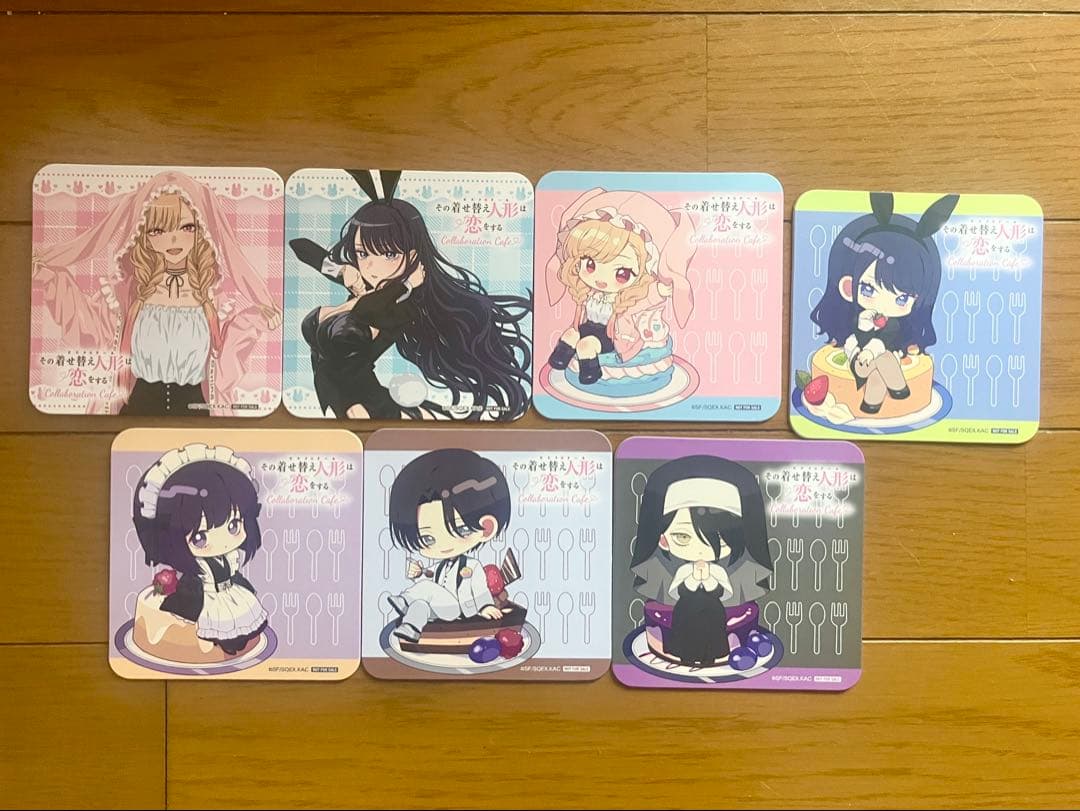 その着せ替え人形は恋をする　コラボカフェ　特典　コースター　コンプ　喜多川海夢