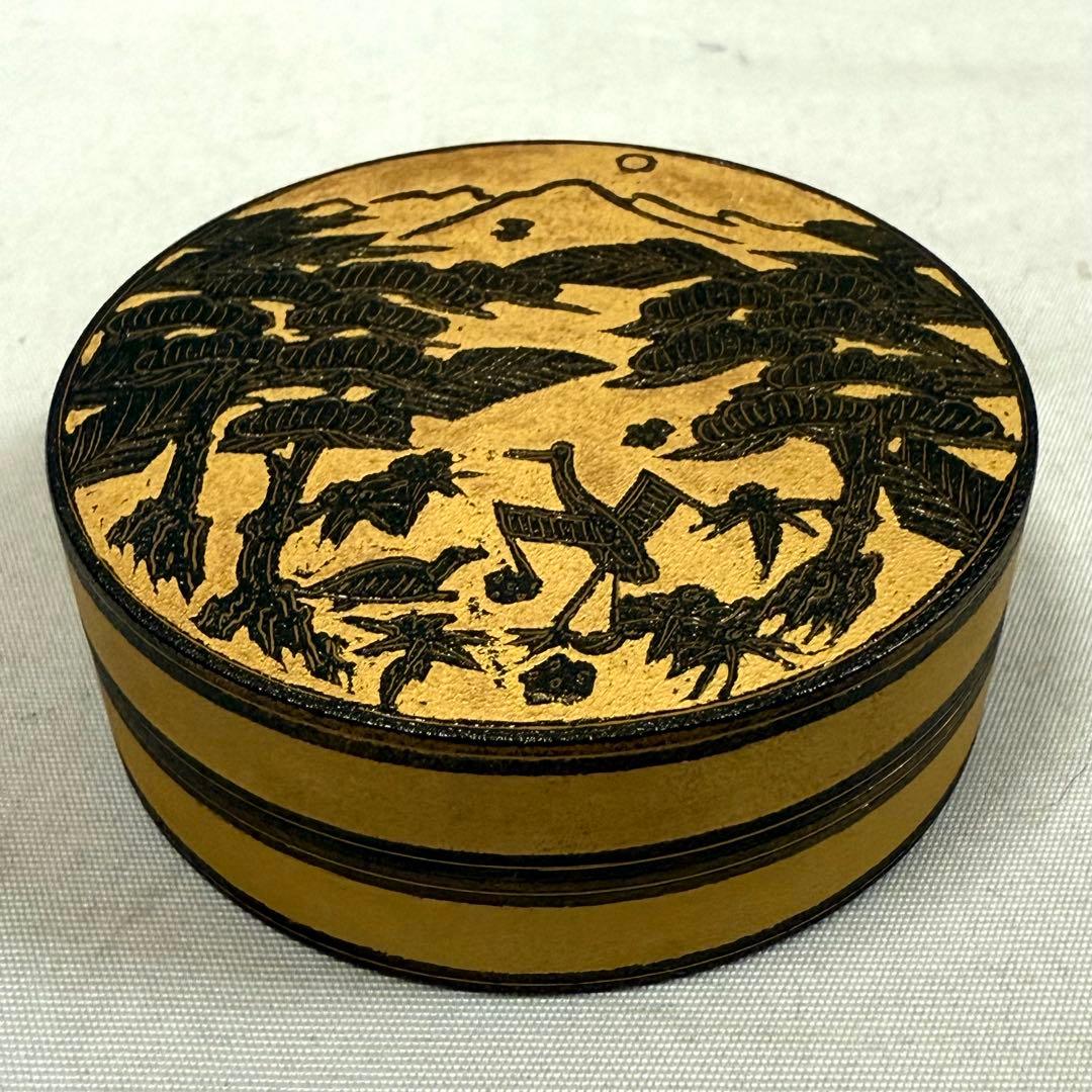 呉藤友乗　漆器香合