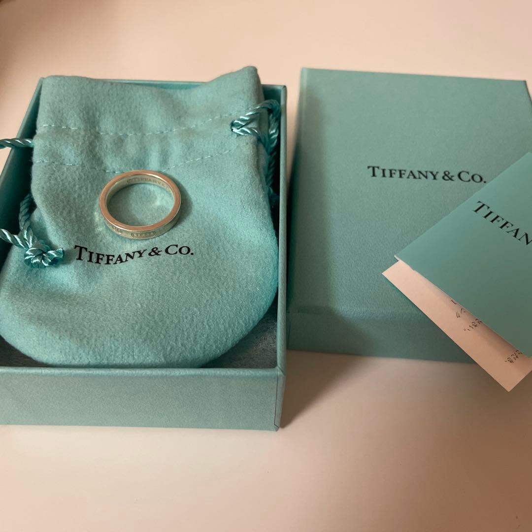 TIFFANY&Co. 1837シルバーリングナロー