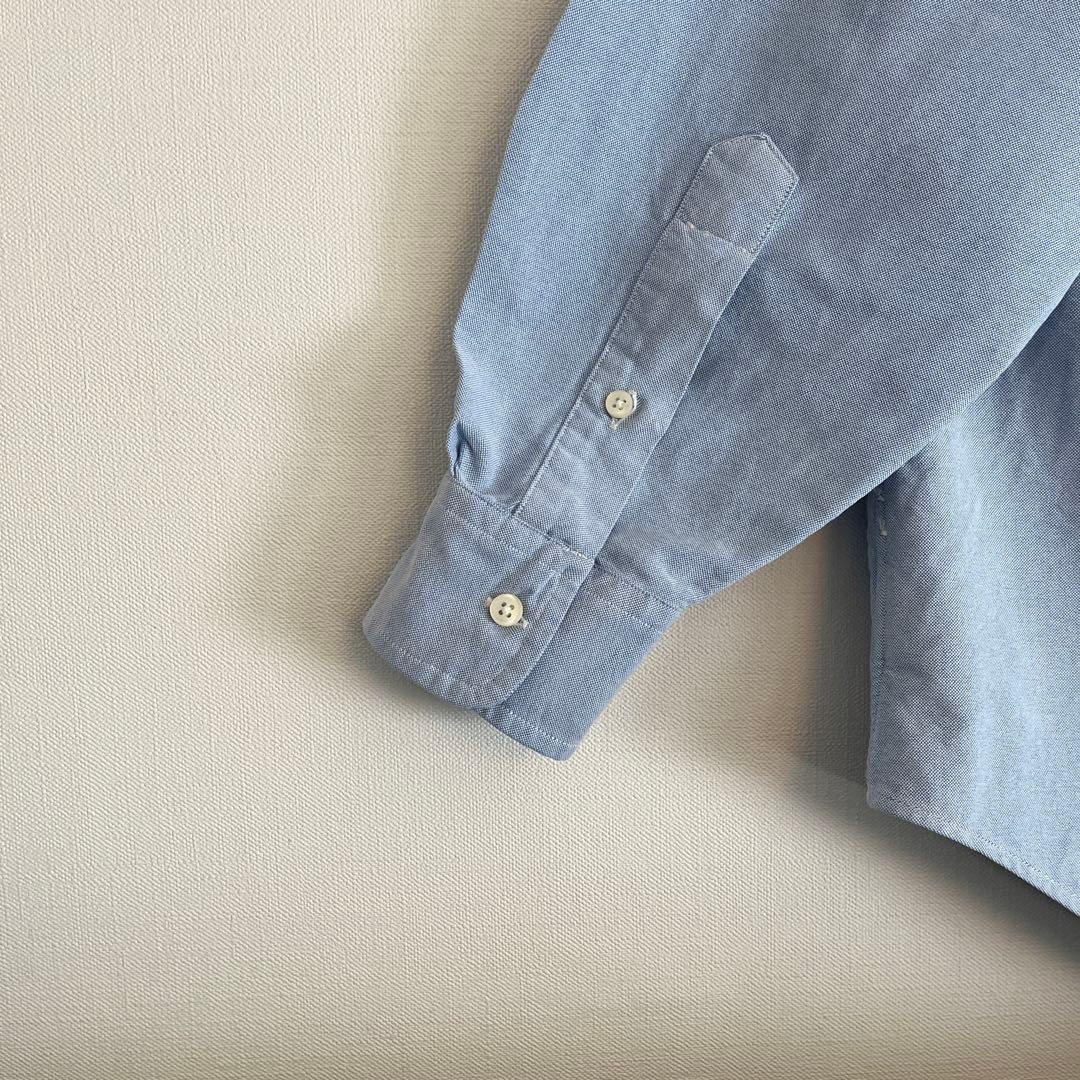 超レア◇未使用級◇現行QR裾ポニー】ラルフローレンBDシャツ◇サックス