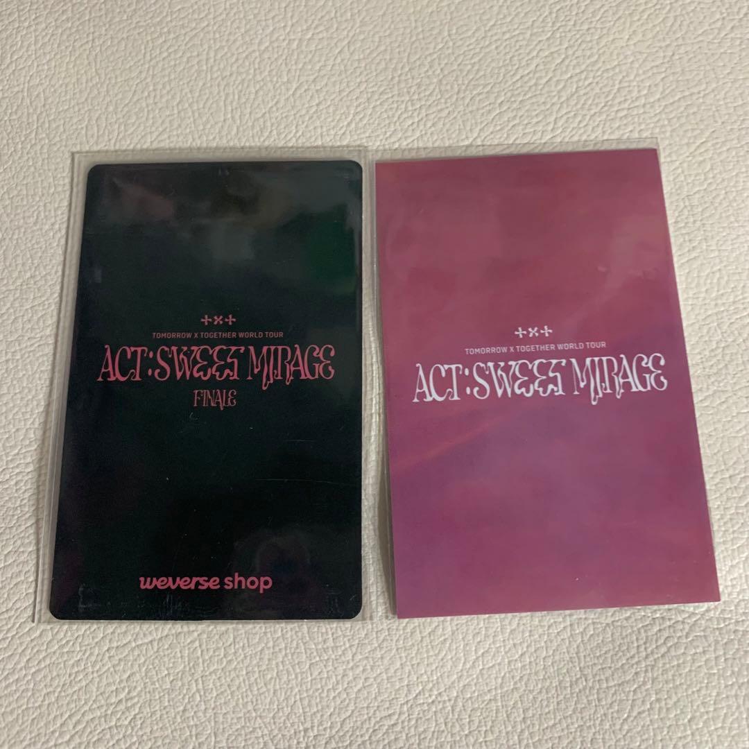 TXT ボムギュ ライブ 会場 イルコン ソウルコン アンコン 特典 トレカ