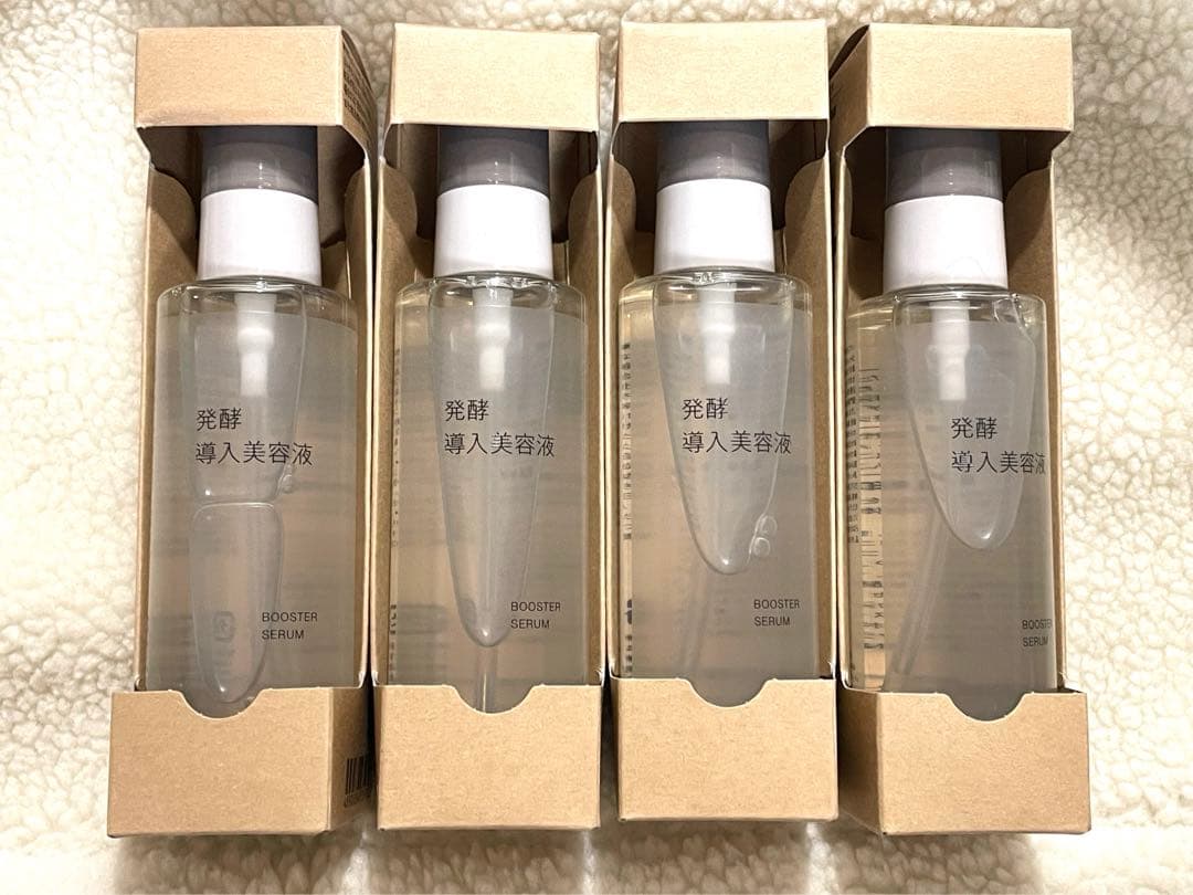 【匿名配送】MUJI 無印良品 発酵導入美容液(大容量)100mL 4本セット