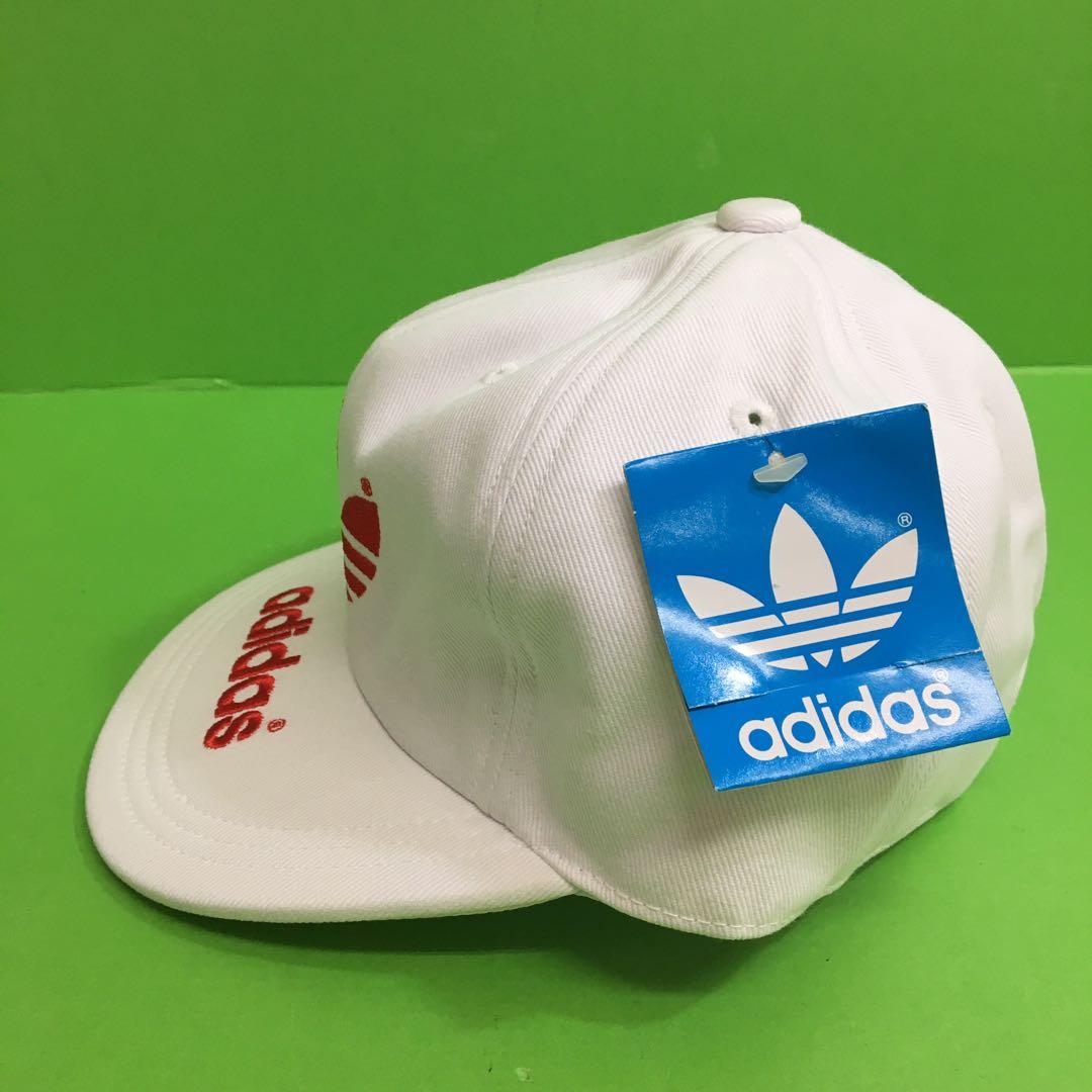 2720.adidas 90s 80s cap デサント 希少 キャップ 未使用 - メルカリ