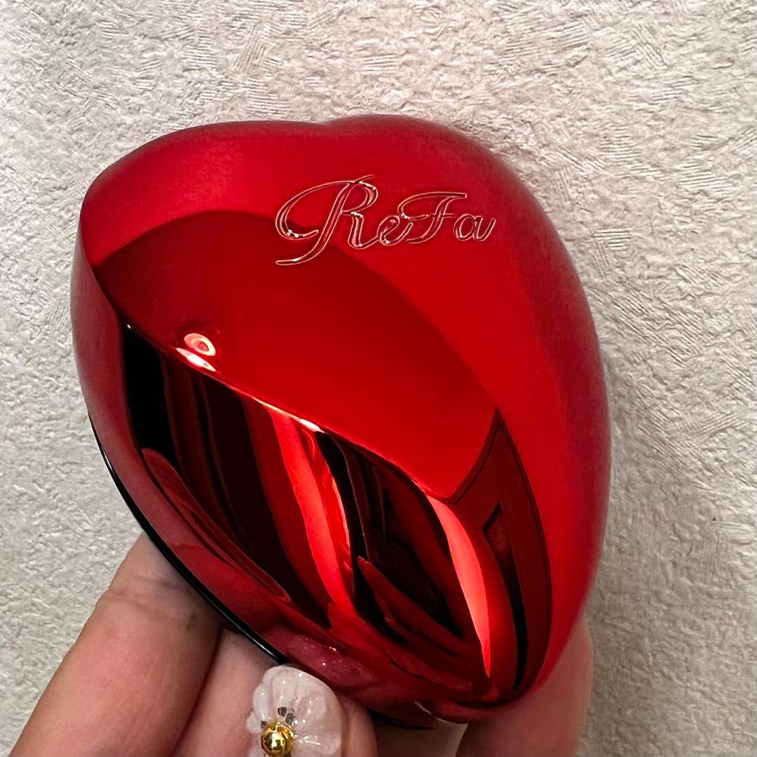 リファ ハートブラシ シャインレッド - メルカリ