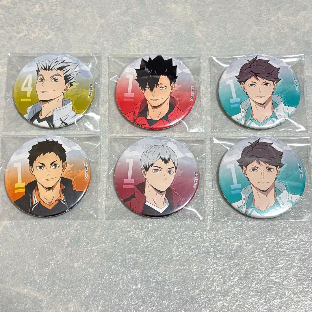 6点セット】ハイキュー 主将組 缶バッジ ジャンフェス 限定 2022