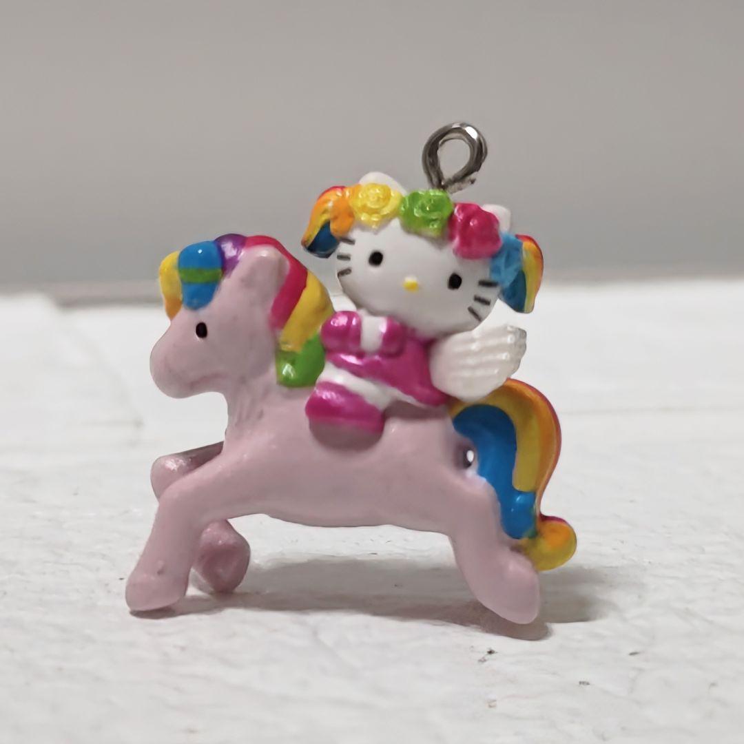 《超激レア》ハローキティ ピユーランド劇場「ウイングピース ユニコーン」チャーム