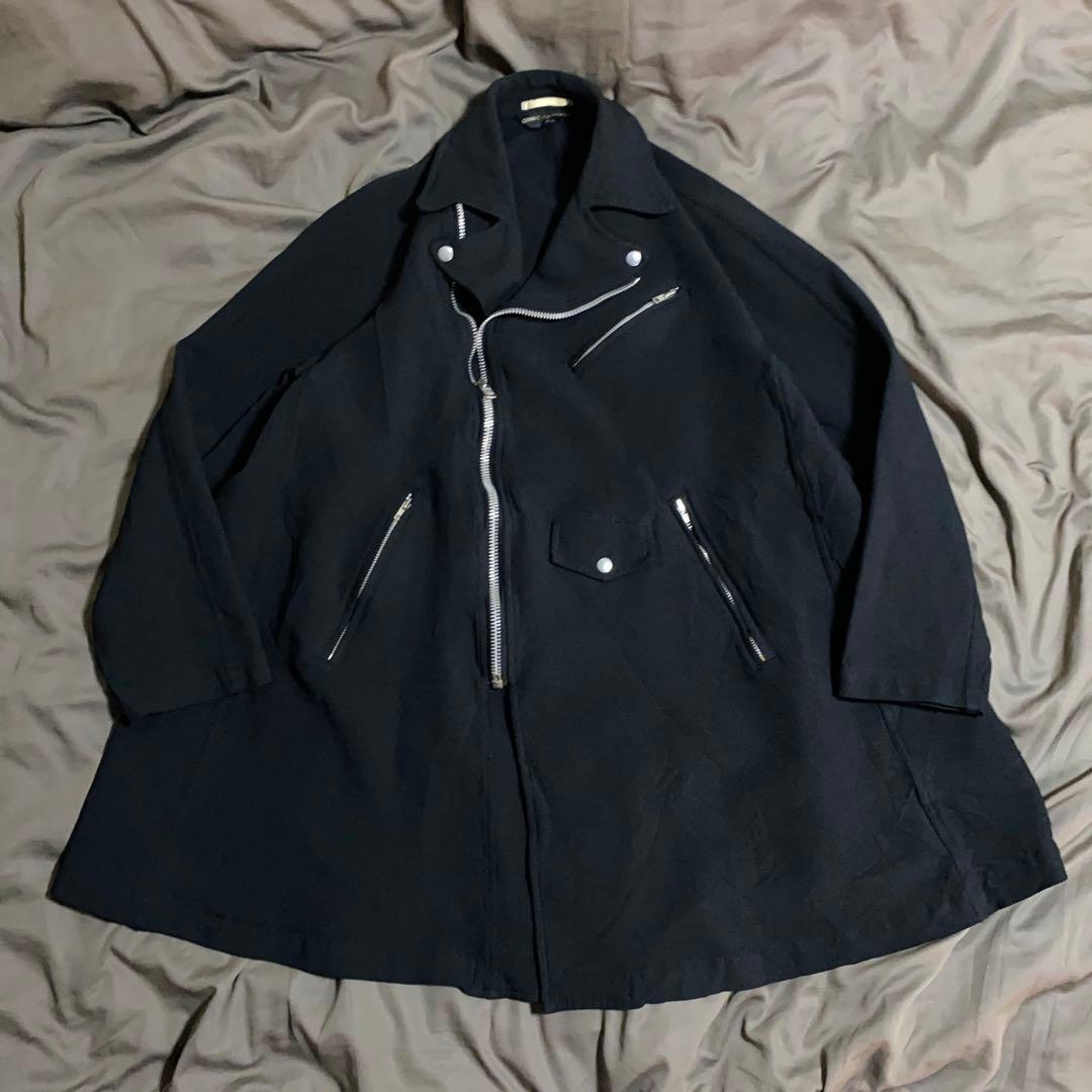 コムデギャルソンオムプリュス AD2012 ポリ縮 ロングライダース コート