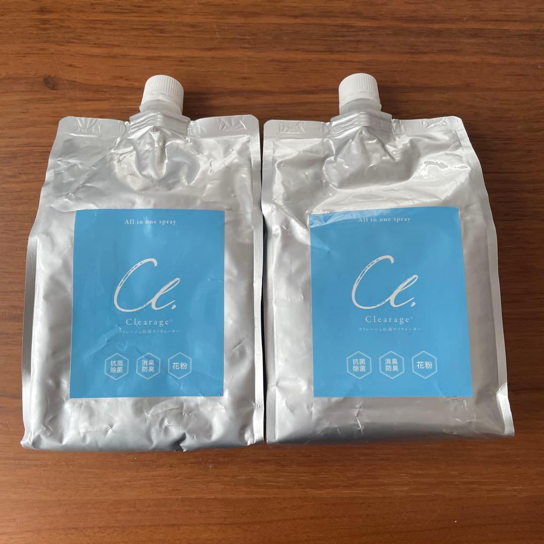 【新品】クリレージュ抗菌ナノウォーター 詰め替え 1000ml×2