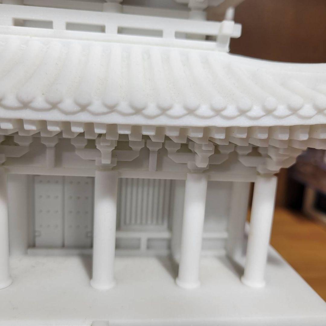 A475 大理石の置物 統一教会 善霊堂 台座付き 白 お堂 飾り - メルカリ