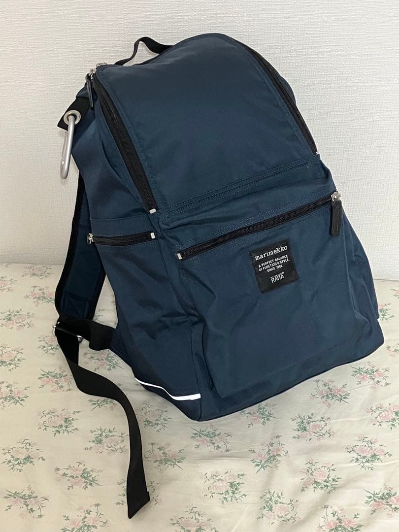 marimekko マリメッコ　リュックサック　ネイビー マリメッコ marimekko バックパック リュックサック ザック 092696 550