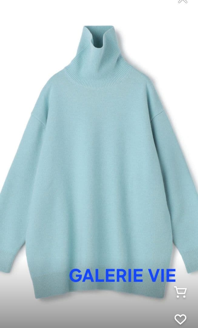 ギャルリーヴィー タートルネックニット