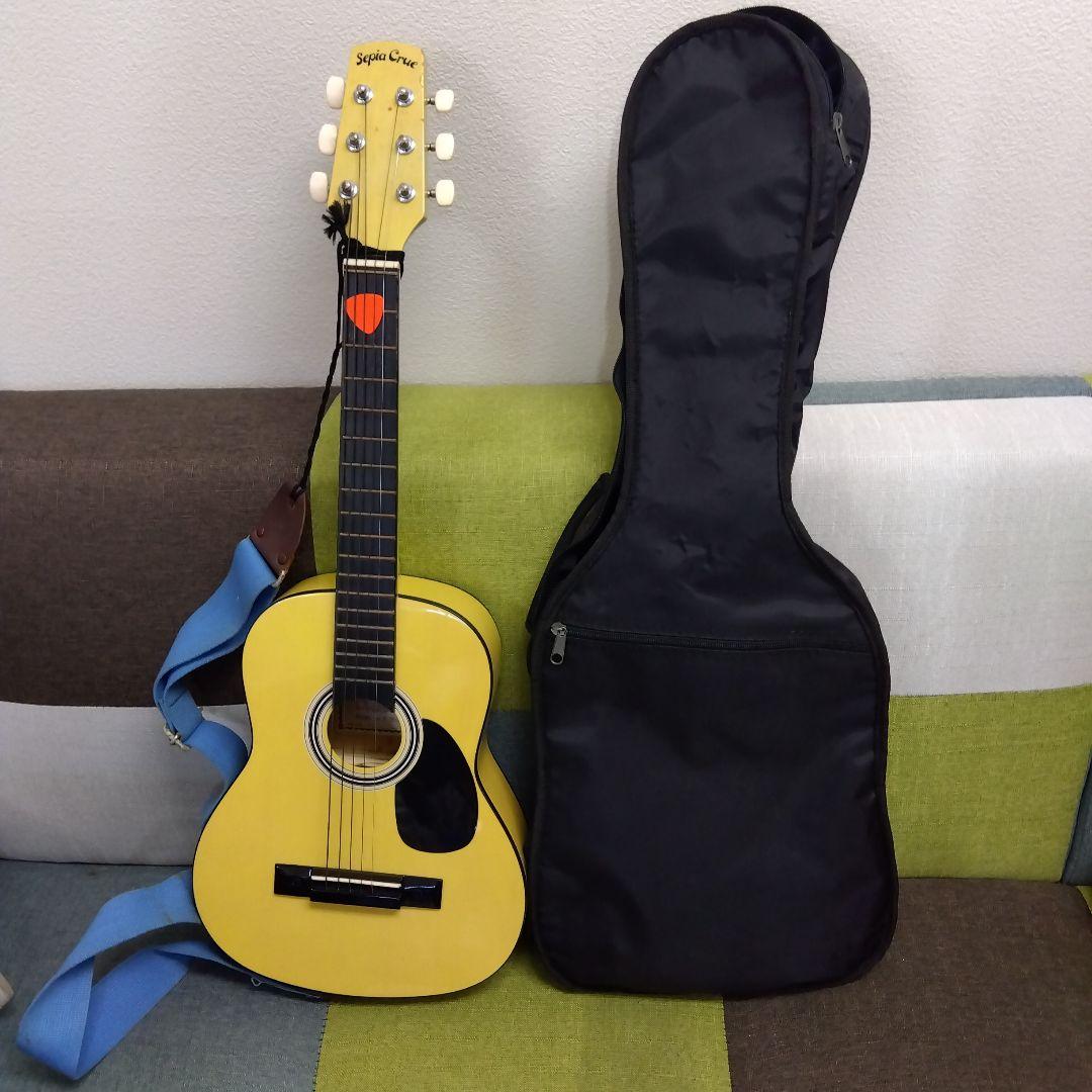 Sepia Crue ミニアコースティックギター ケース付き - メルカリ