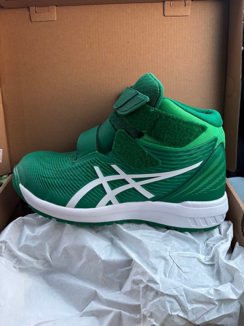 アシックス　CP120　300カラー　グリーン×ホワイト限定カラー25.5センチ