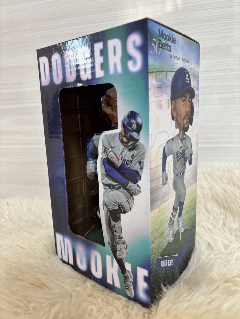 限定品‼️ムーキーベッツ　ボブルヘッド　5/13 Mookie Betts 楽天市場】【MLB公式商品】MAJOR LEAGUE BASEBALL BOBBLEHEAD LAD
