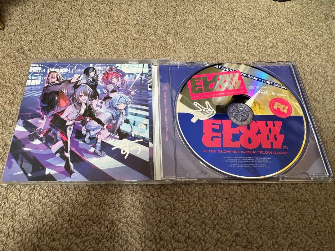 FLOWGLOW1stアルバム EC数量限定直筆サイン 水宮枢