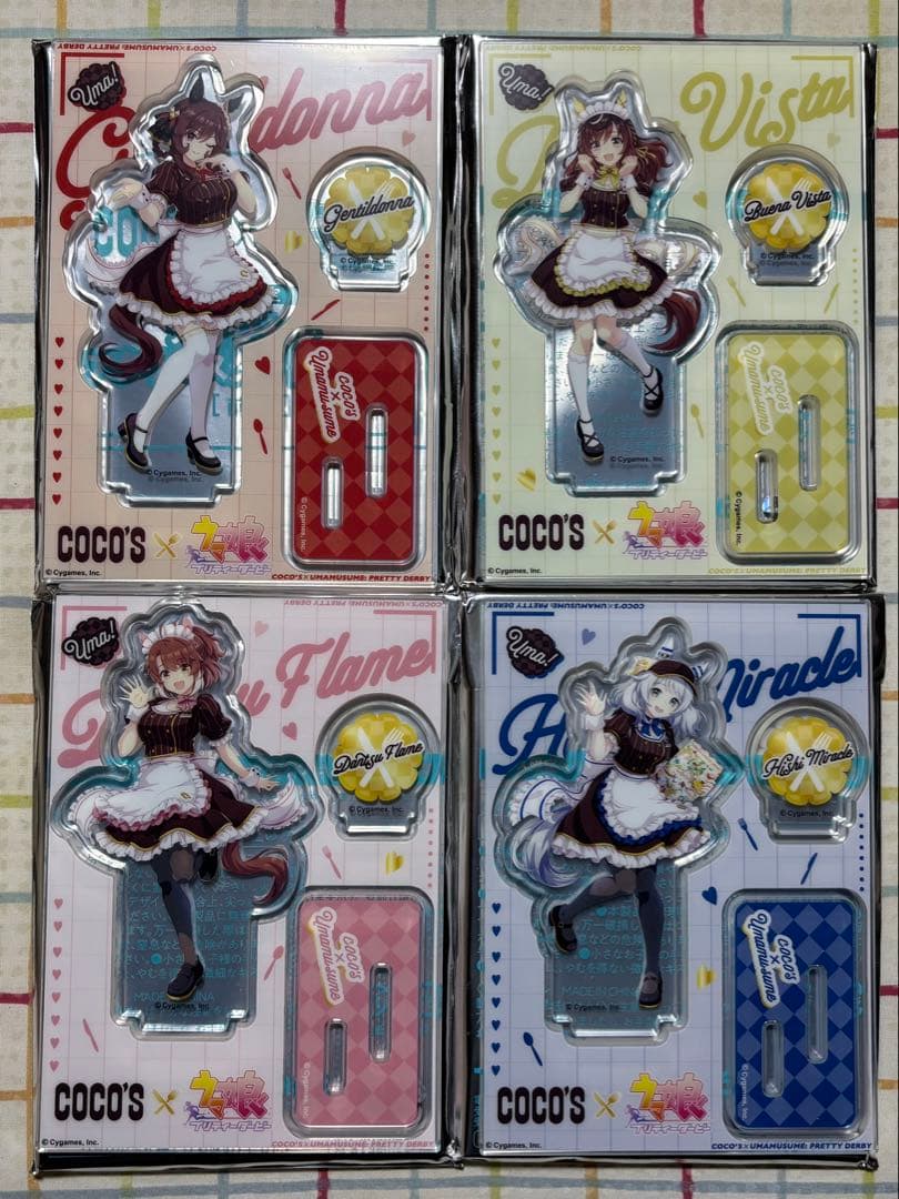 ウマ娘 ココス アクリルスタンド アクスタ コンプリート 4種セット