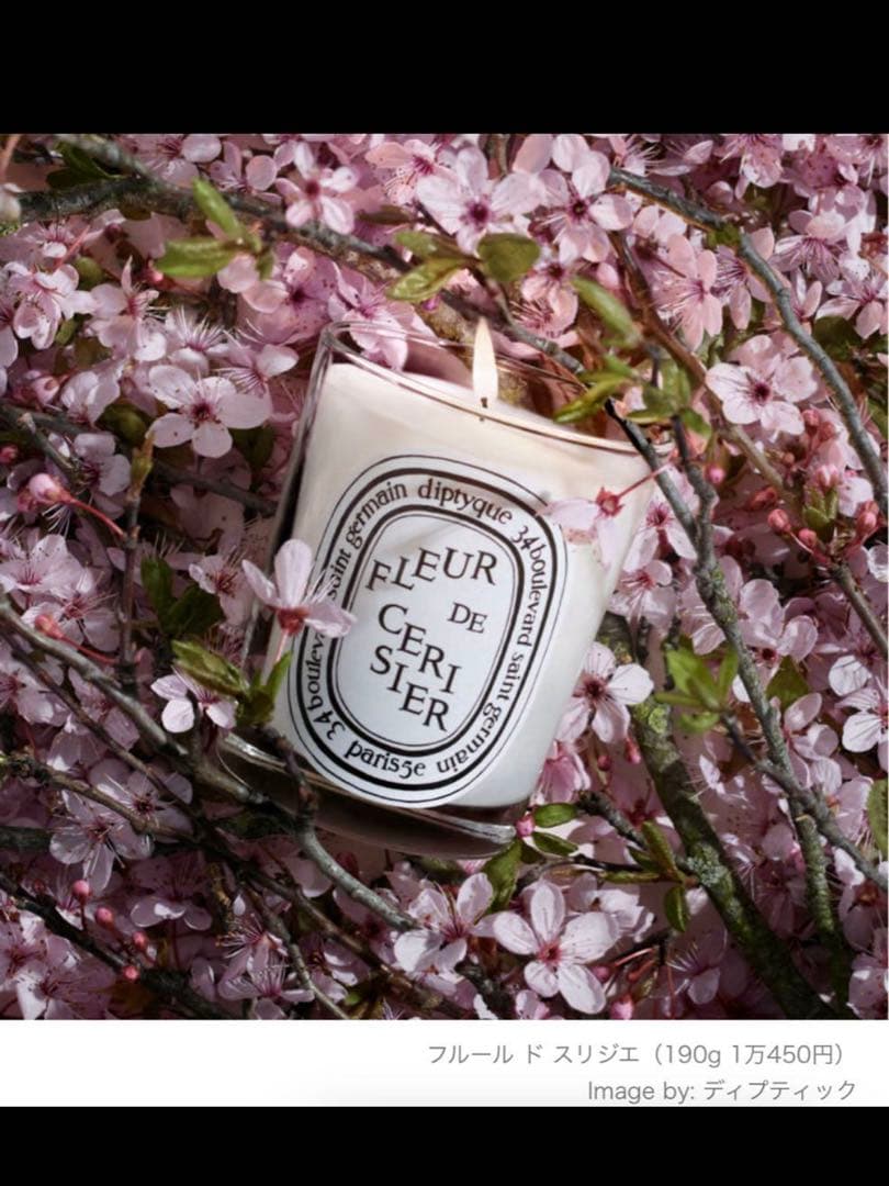 アロマグッズ diptyque FLEUR DE CERISIER 190g