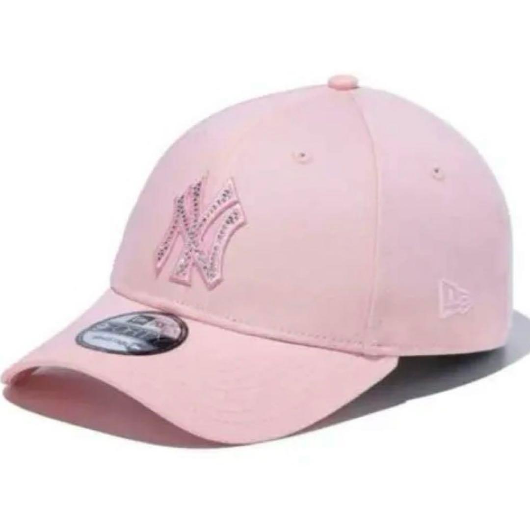 M*e様 NEWERA ラインストーン ヤンキース ニューエラ ピンク
