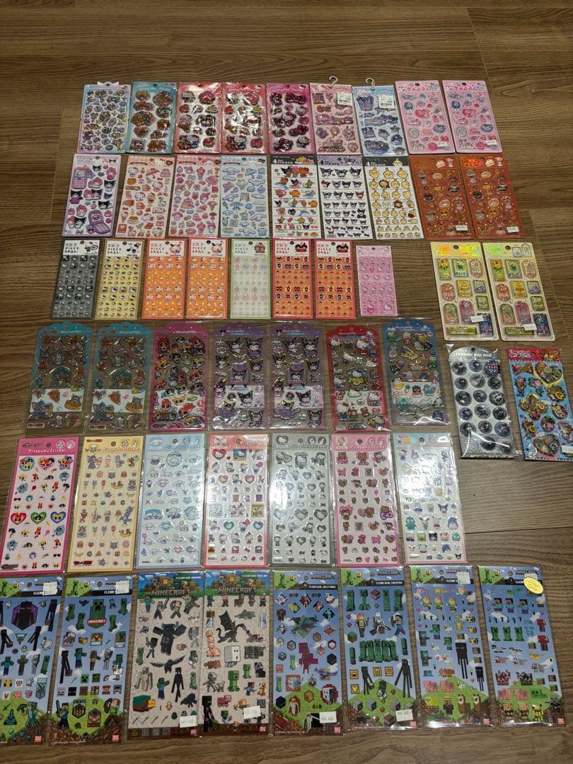 【正規品】ボンボンドロップシール　カプセルシールタイルシール他　52枚まとめ売り