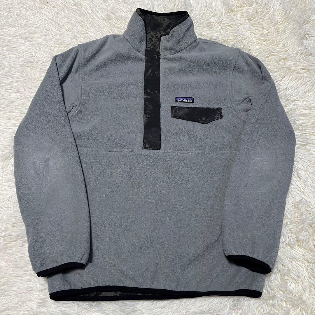 廃盤 激レア パタゴニア シンチラスナップt リバーシブル グリセード