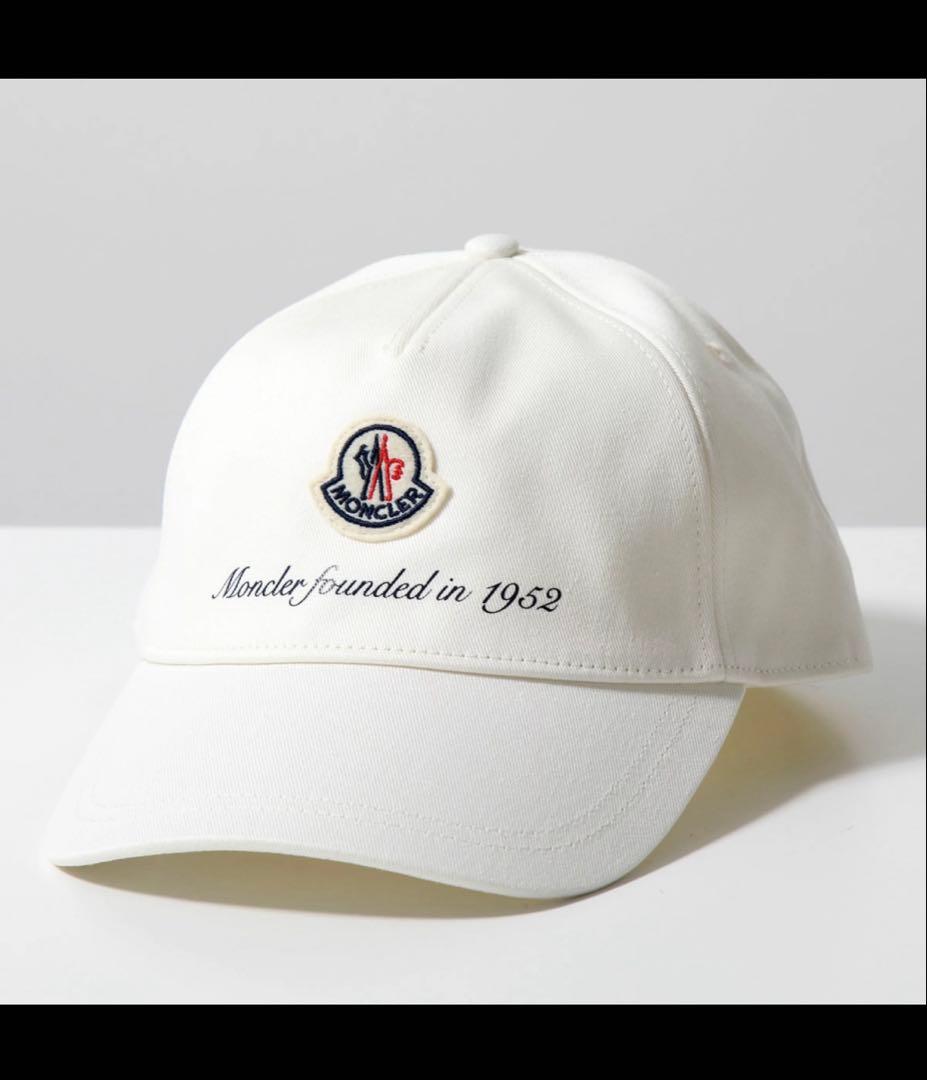 Moncler ベースボールキャップ ホワイト