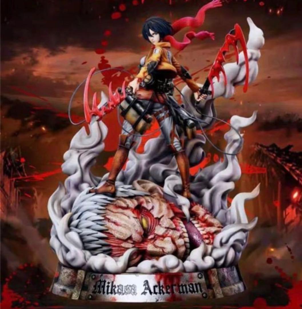 進撃の巨人 ミカサ・アッカーマン ガレージキット 塗装済み完成品