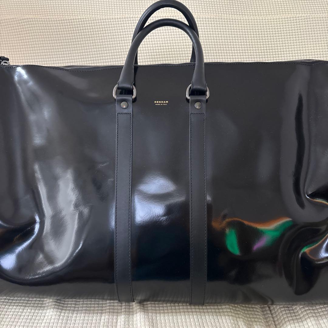 DENHAM ボストンバッグ 黒