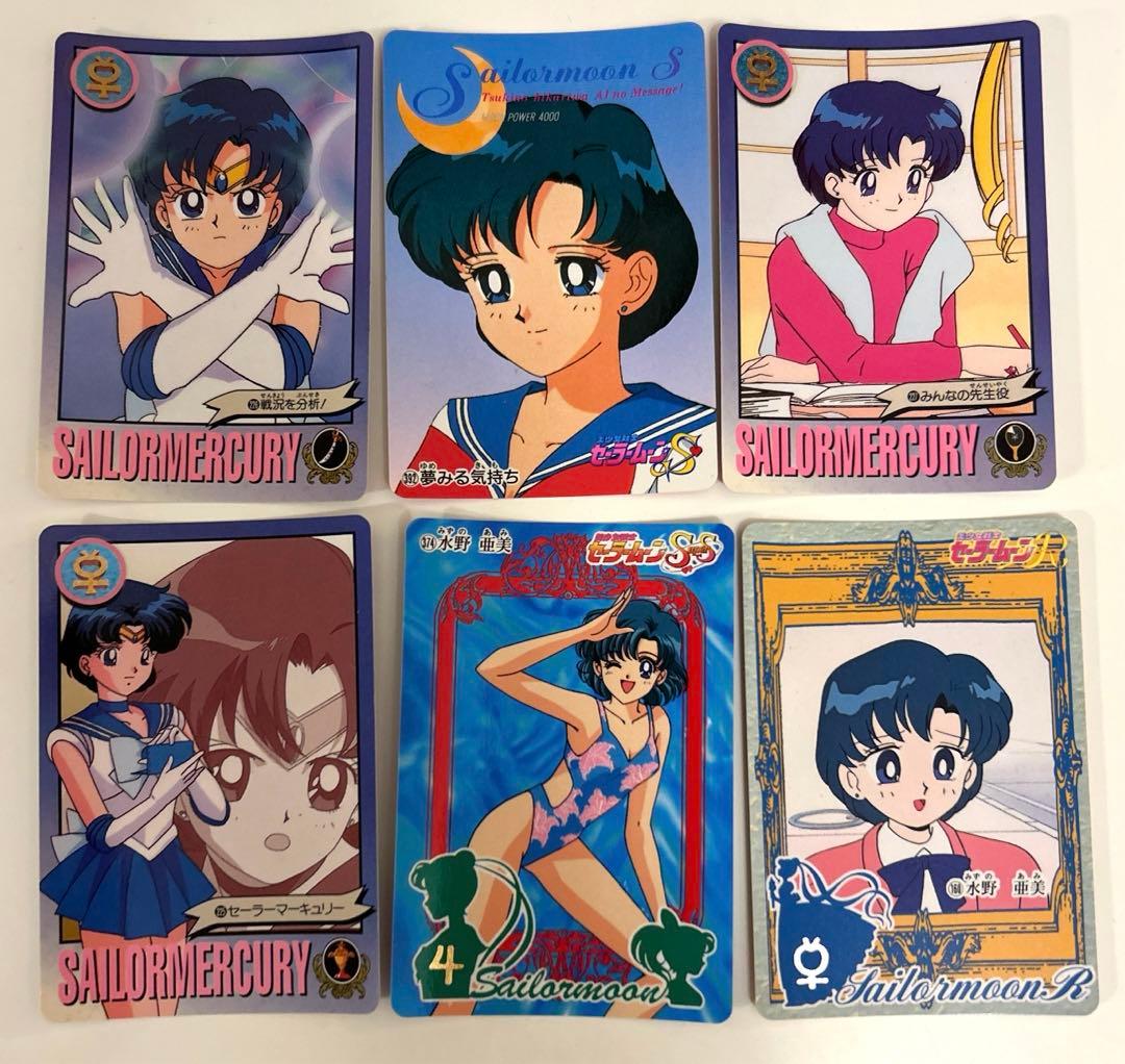 2789 セーラームーン マーキュリー カード 6枚 水野亜美 - メルカリ