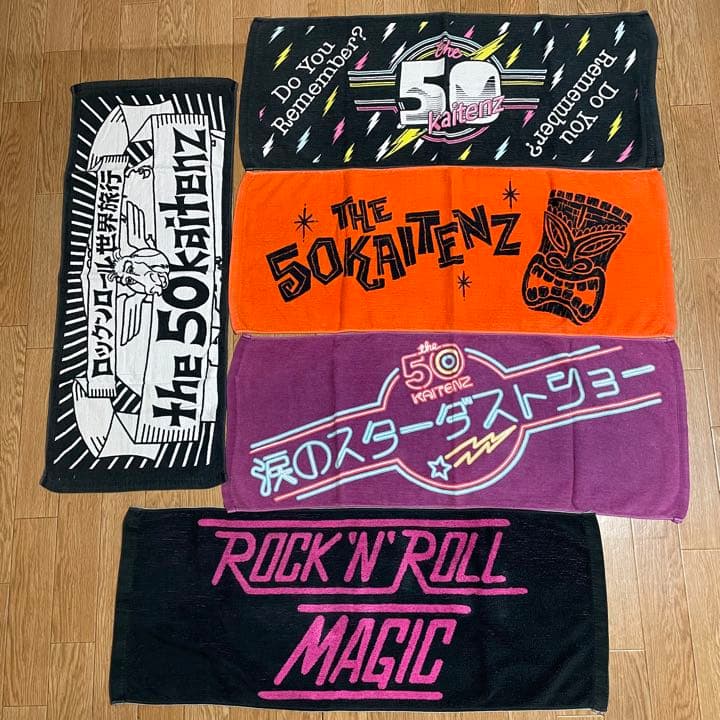 ザ50回転ズ バンド グッズ タオル マフラータオル クロマニヨンズ