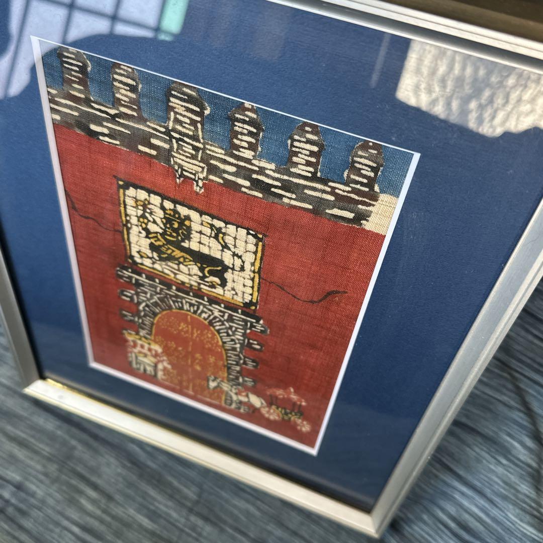 小島悳次郎作品　スペインの風物セビリアの城内